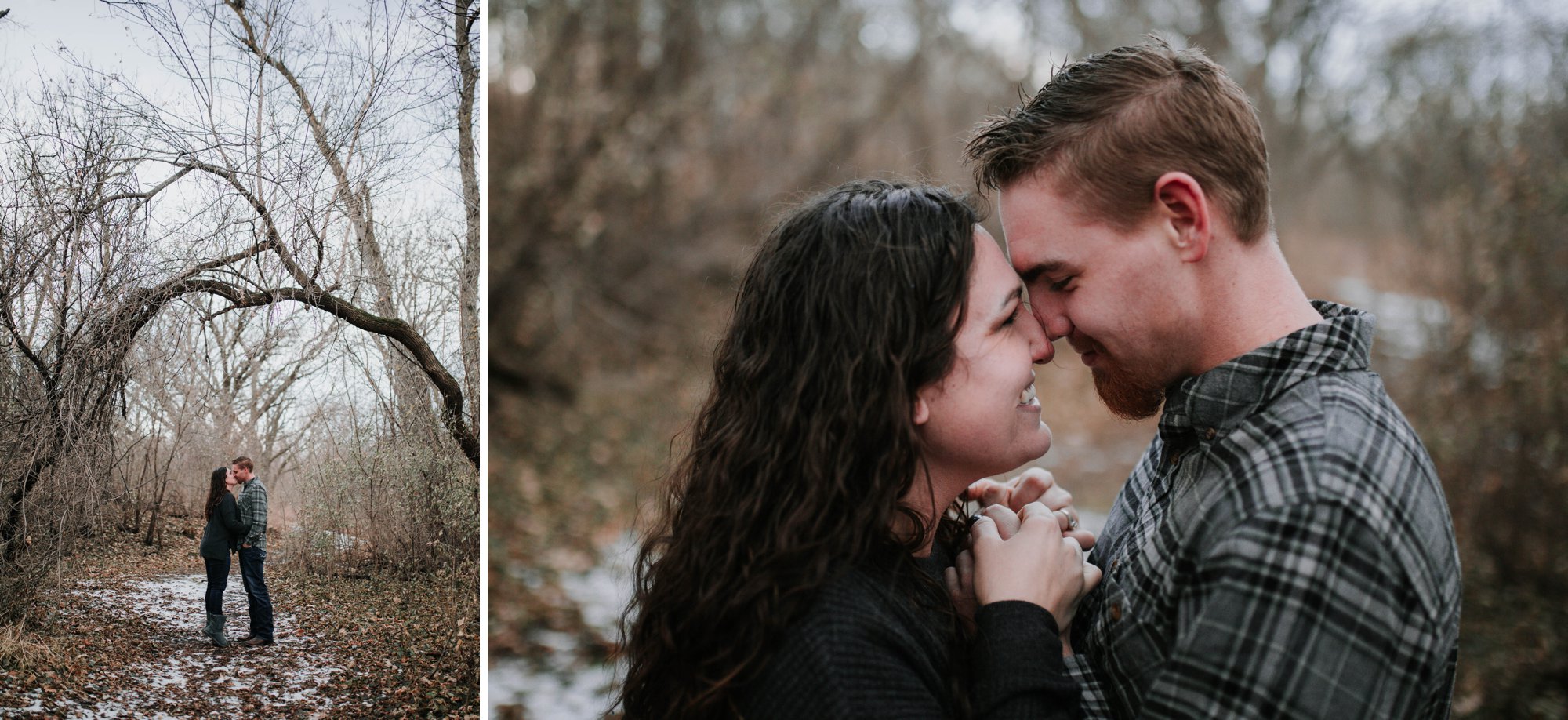 Photographs of a couple.